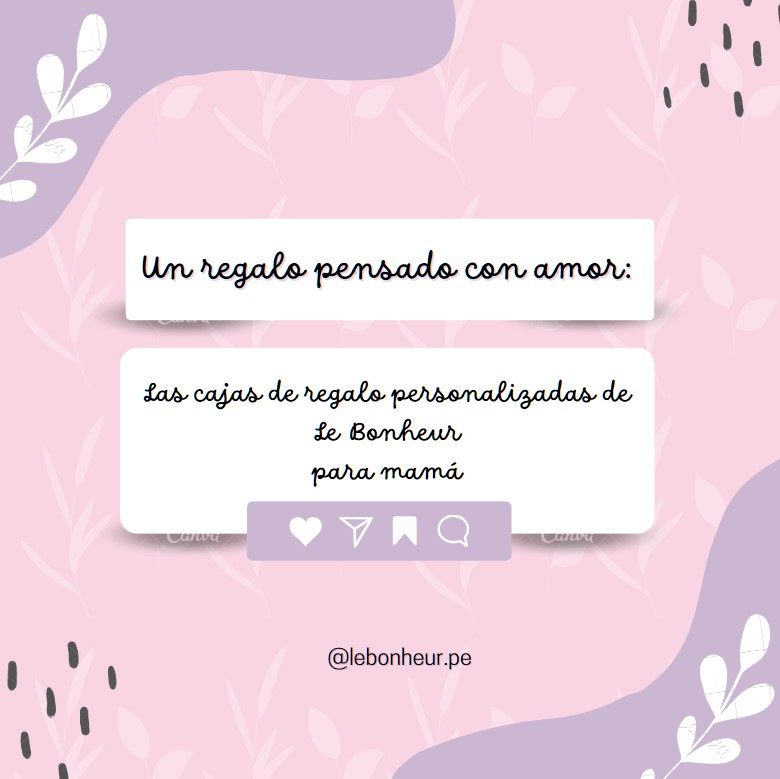 Publicaciones de redes sociales para una tienda de regalos personalizados